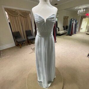 Amsale Bridesmaid Dress Style G969C In Color ICE